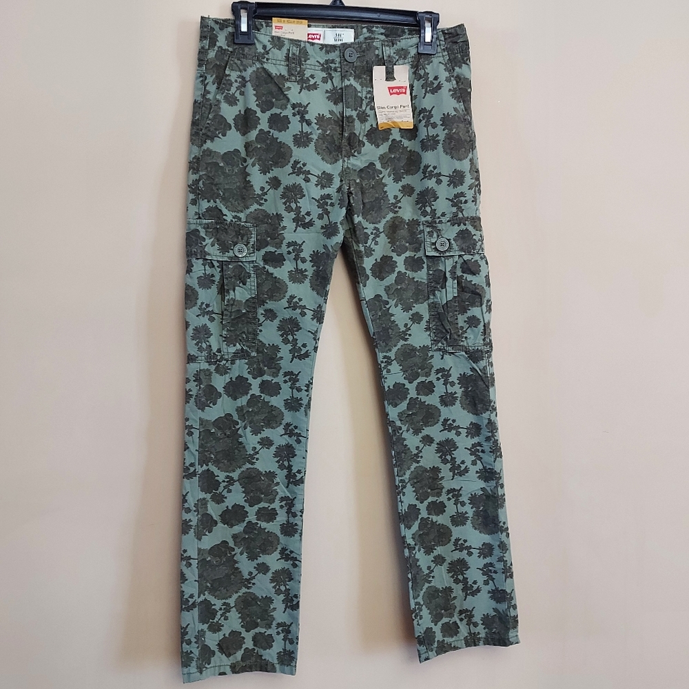 Levi's 511 slim floral cargo pants